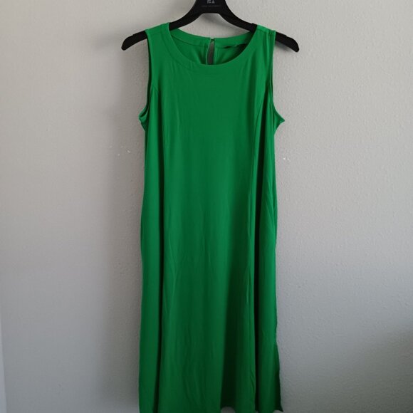 Susan Graver Every Day Petite Liquid Knit Midi Dress - Sz PL a479225 - Picture 2 of 4